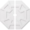 Ekena Millwork Logan Architectural Grade PVC Ceiling Medallion, 36"OD x 3"ID x 12 1/2"C x 1"P, Two-Piece CMP36LG2-03000 - alternate 1
